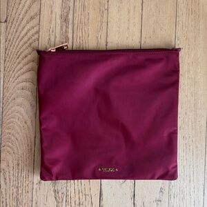 Tumi Maroon Travel Pouch